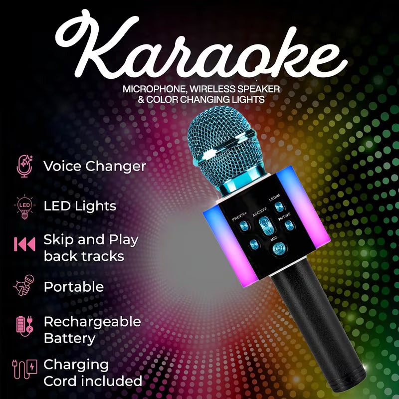 Wireless Karaoke Microphone Speaker