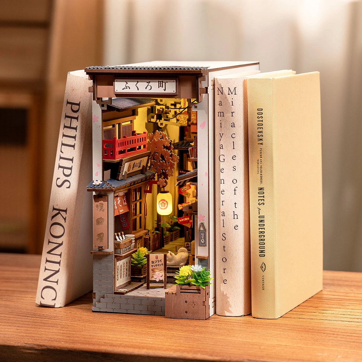 Sakura Wine Alley Book Nook™ — Labubu Doll UK