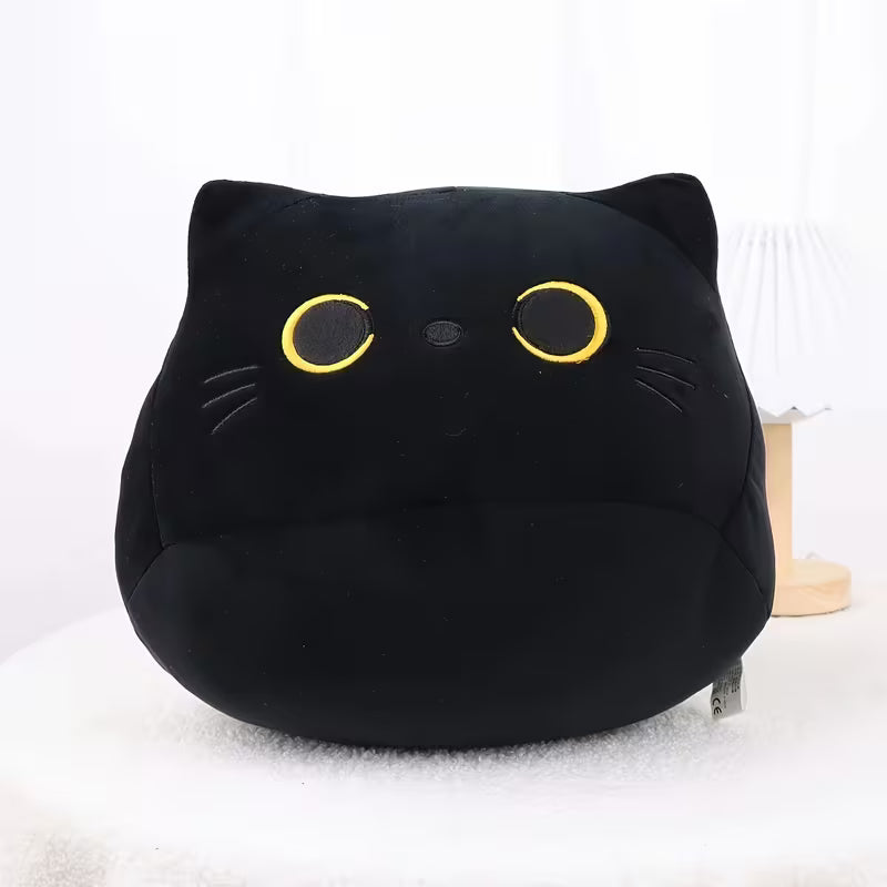 Black Cat Cute Plush Pillow™