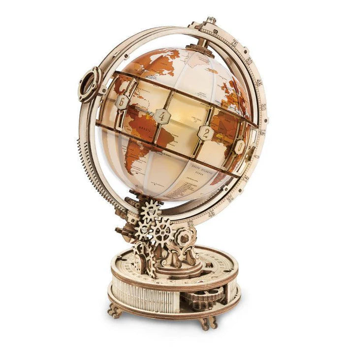 Globe Lamp 3D Wooden Puzzle Games™ — Labubu Doll UK