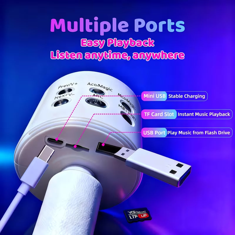 Wireless Karaoke Microphone Speaker