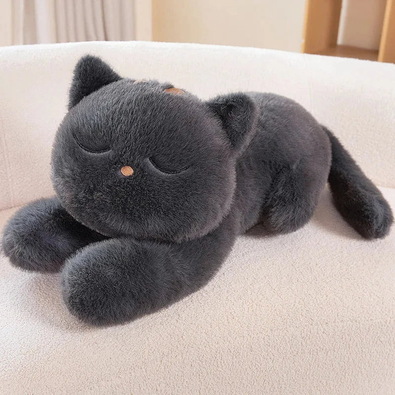 Giant Black Grey Cat Plushies™