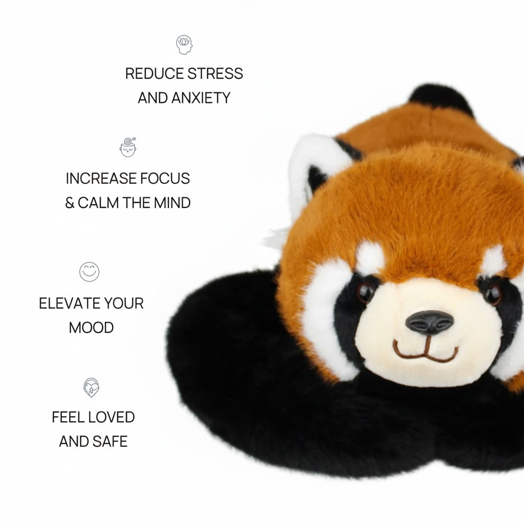 Calm Weighted Red Panda™ — Labubu Doll UK